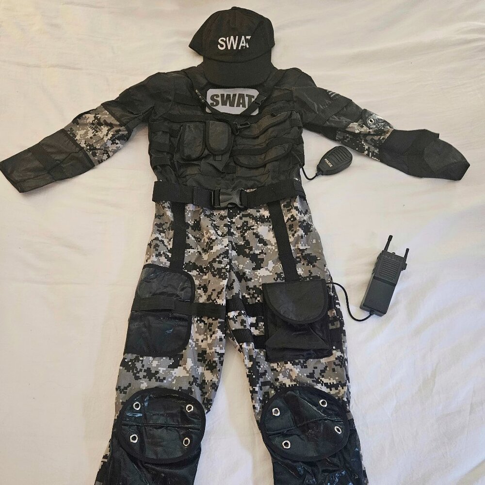 Kids SWAT officer costume size 7/8